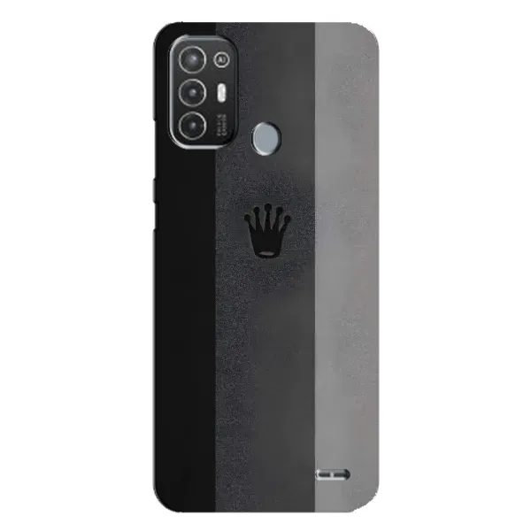 Чохол з принтом «Коронка» для TECNO Pop 6 Pro (BE8)