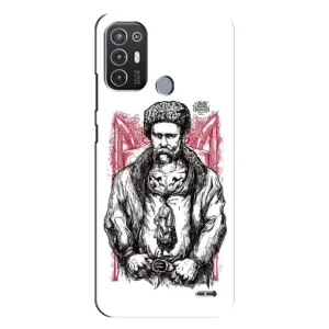 Чохли для TECNO Pop 6 Pro (BE8) с принтом Тараса Шевченко (AlphaPrint) (Козак Шевченко)