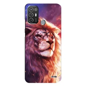 Чохол з принтом «Красочний Лев» для TECNO Pop 6 Pro (BE8)