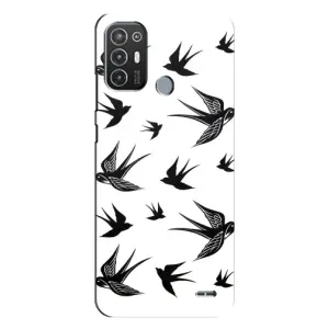 Чехол с птицами на TECNO Pop 6 Pro (BE8) (VPrint)