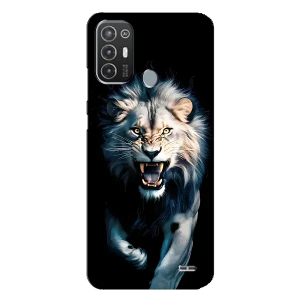 Чохол з принтом «Лев у темряві» для TECNO Pop 6 Pro (BE8)