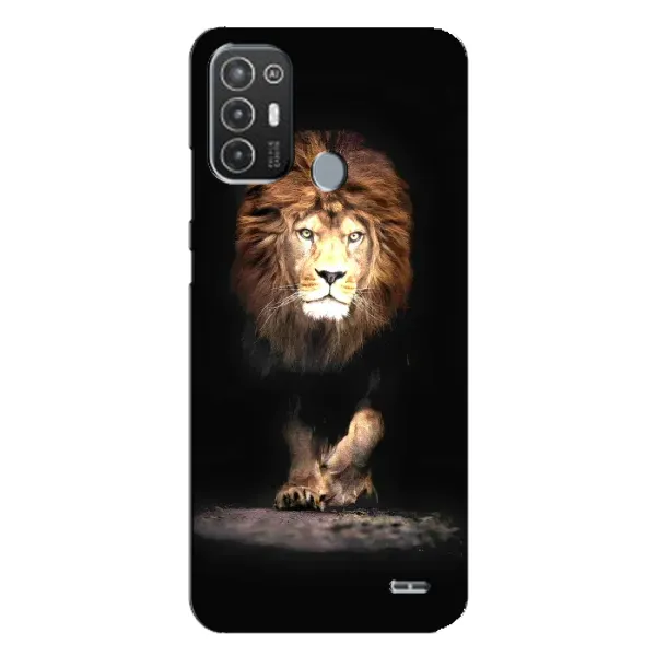 Чохол з принтом «Лев» для TECNO Pop 6 Pro (BE8)
