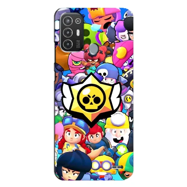 Чохол з принтом «Лого Brawl Stars» для TECNO Pop 6 Pro (BE8)