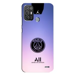Чохли PSG для TECNO Pop 6 Pro (BE8) (AlphaPrint) (лого PSG)