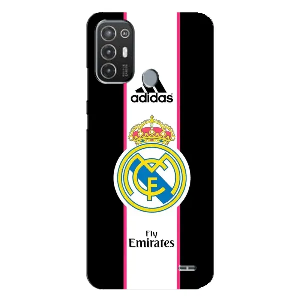 Чохол з принтом «лого Real Madrid» для TECNO Pop 6 Pro (BE8)