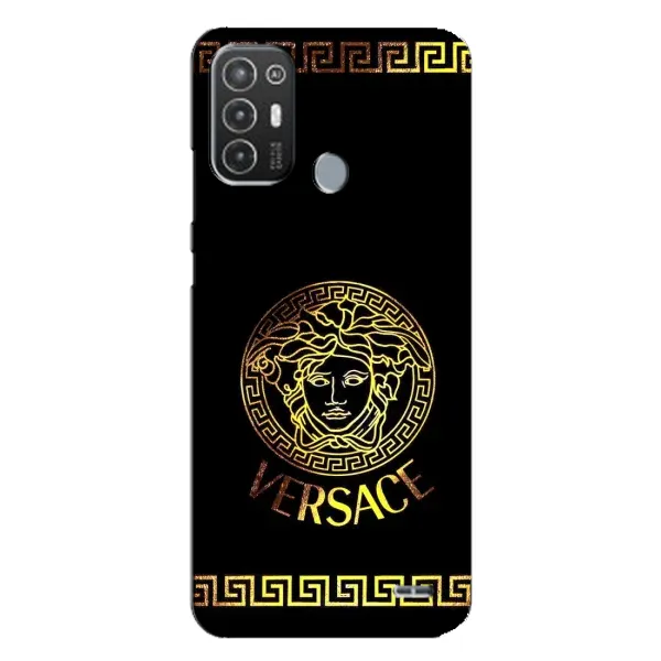 Чохол з принтом «Logo Versace» для TECNO Pop 6 Pro (BE8)