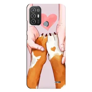 Чохли з собаками для TECNO Pop 6 Pro (BE8) (VPrint) (Любовь до собак)