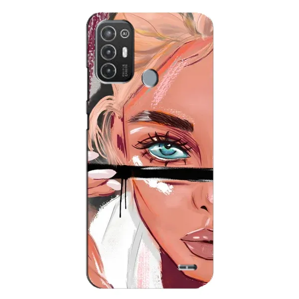 Чохол з принтом «Макіяж» для TECNO Pop 6 Pro (BE8)