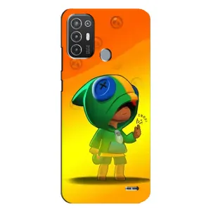 Чехол для TECNO Pop 6 Pro (BE8) Бравл Старс (VPrint) (Хлопчик Леон)