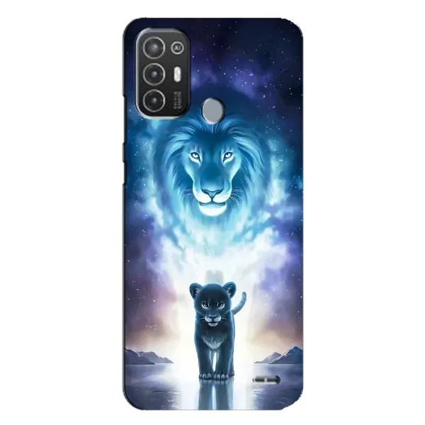 Чохол з принтом «Маленький лев» для TECNO Pop 6 Pro (BE8)