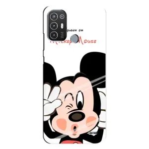 Эксклюзивный чехол для TECNO Pop 6 Pro (BE8) (AlphaPrint - Мультяшные)