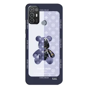 Круті Чохли Луі Віттон для TECNO Pop 6 Pro (BE8) (AlphaPrint) (Медведик LV)