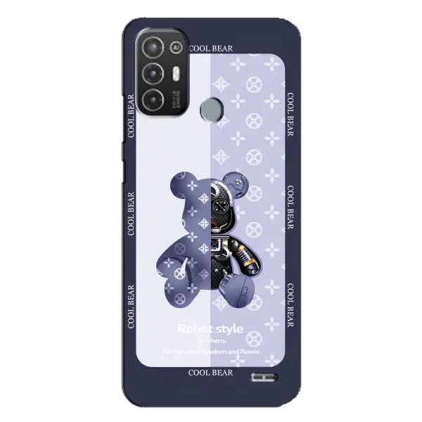 Чохол з принтом «Медведик LV» для TECNO Pop 6 Pro (BE8) Чохол з принтом «Медведик LV» для TECNO Pop 6 Pro (BE8)