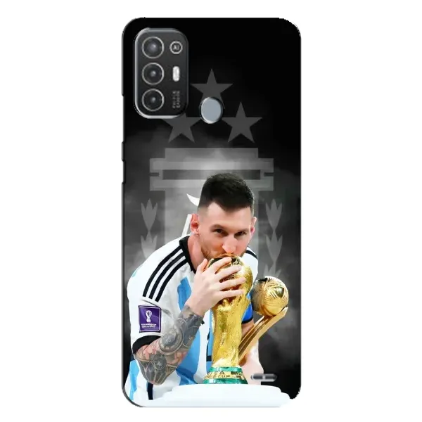 Чохол з принтом «Мессі Чемпіон» для TECNO Pop 6 Pro (BE8)