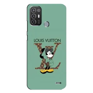 Чохли Луі Вітон для TECNO Pop 6 Pro (BE8) (AlphaPrint - LOUIS VUITTON) (Міккі Маус LV)
