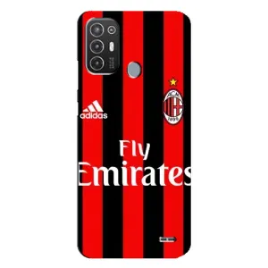 Чохли для TECNO Pop 6 Pro (BE8) (VPrint) - Футбольні клуби (Milan)