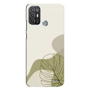 Чохол з принтом «Зелена монстера дизайн» для TECNO Pop 6 Pro (BE8)