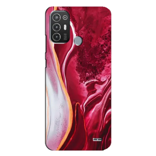 Чохол з принтом «Мрамор червоний» для TECNO Pop 6 Pro (BE8) Чохол з принтом «Мрамор червоний» для TECNO Pop 6 Pro (BE8)