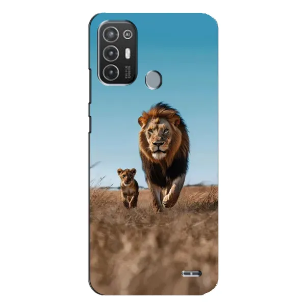 Чохол з принтом «Мусафа та Сімба» для TECNO Pop 6 Pro (BE8)