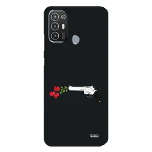Чехлы (ART) Цветы на TECNO Pop 6 Pro (BE8) (VPrint) (Неочікувані квіти)