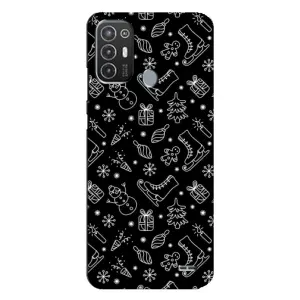Новорічні, Святкові Чохли для TECNO Pop 6 Pro (BE8) - 2024 год (Новорічний фон)