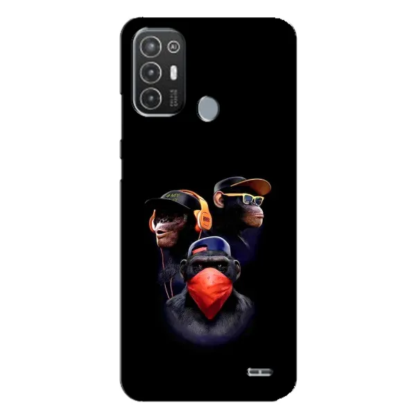 Чохол з принтом «Три мавпи» для TECNO Pop 6 Pro (BE8)