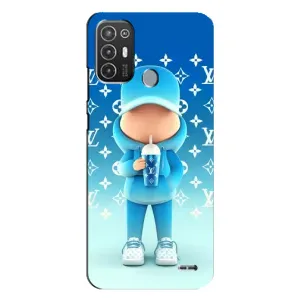 Круті Чохли Луі Віттон для TECNO Pop 6 Pro (BE8) (AlphaPrint) (Хлопець LV)