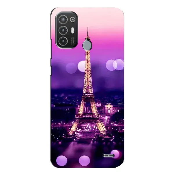 Чохол з принтом «Париж Башня» для TECNO Pop 6 Pro (BE8)