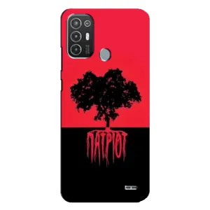 Украинские Чехлы для TECNO Pop 6 Pro (BE8) с картинкой УПА (AlphaPrint) (Патріот)
