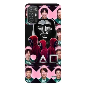 Чохол Гра в кальмара для TECNO Pop 6 Pro (BE8) (Учасники Гра кальмара)