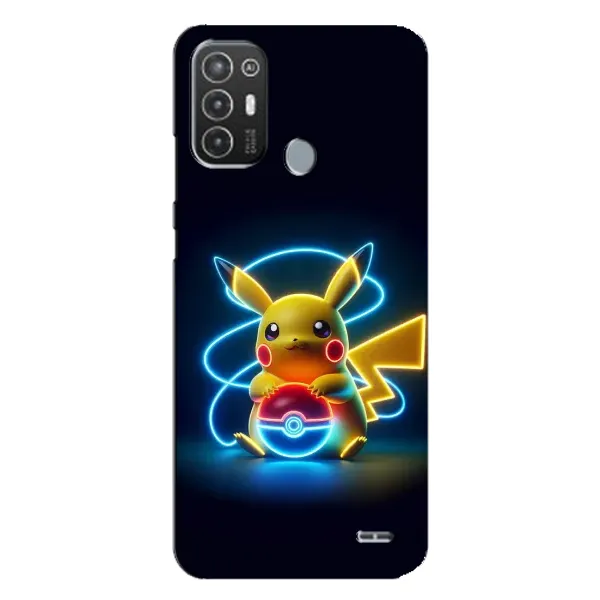 Чехол с принтом «Покемон» для TECNO Pop 6 Pro (BE8)