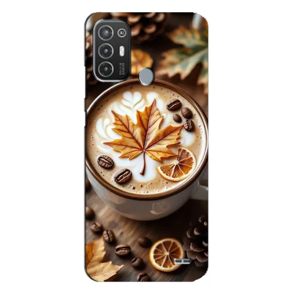 Чохол з принтом «Пряна кава» для TECNO Pop 6 Pro (BE8)