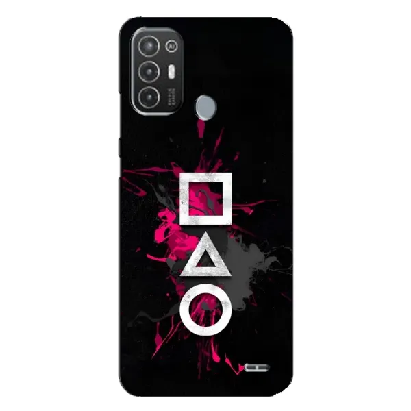 Чохол з принтом «Символи Гра кальмара» для TECNO Pop 6 Pro (BE8)