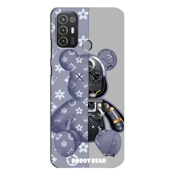 Чохол з принтом «Робот Медведик» для TECNO Pop 6 Pro (BE8) Чохол з принтом «Робот Медведик» для TECNO Pop 6 Pro (BE8)