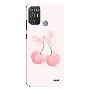 Чохол з розовим принтом для TECNO Pop 6 Pro (BE8) (Рожеві вишні)