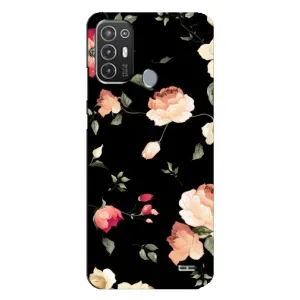 Чехол с принтом «Розочки» для TECNO Pop 6 Pro (BE8)