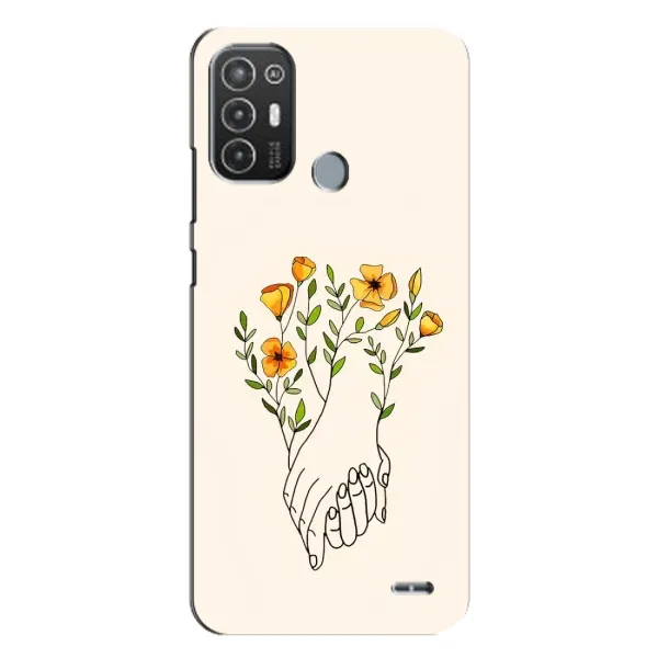 Чохол з принтом «Руки любві» для TECNO Pop 6 Pro (BE8)