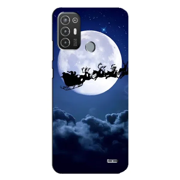 Чохол з принтом «Санта - місяць» для TECNO Pop 6 Pro (BE8) Чохол з принтом «Санта - місяць» для TECNO Pop 6 Pro (BE8)