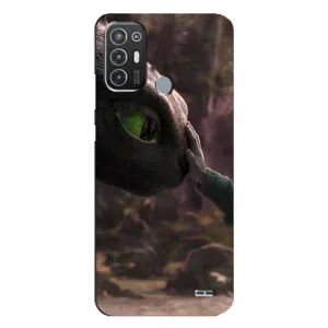 Чохол як приборкати дракона на TECNO Pop 6 Pro (BE8) (Сцена з драконом)