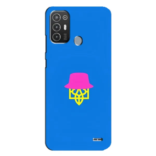 Чохол з принтом «Шапка на гербу» для TECNO Pop 6 Pro (BE8)