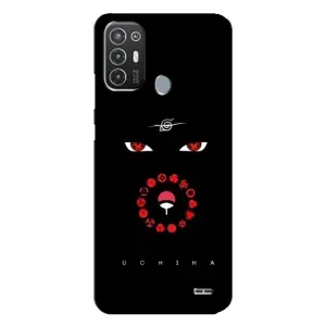 Чохли на тему: Ітачи Учіха для TECNO Pop 6 Pro (BE8) (AlphaPrint) (очі Ітачі)