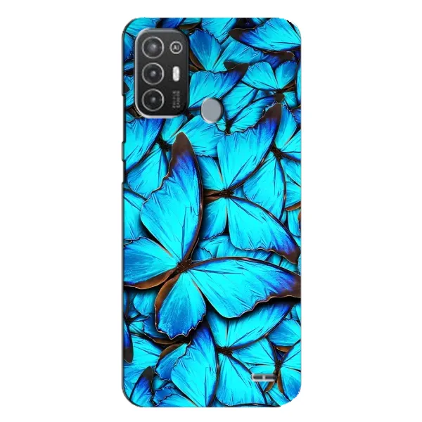 Чохол з принтом «Сині метелики» для TECNO Pop 6 Pro (BE8) Чохол з принтом «Сині метелики» для TECNO Pop 6 Pro (BE8)
