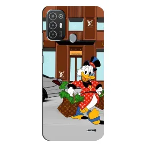 Чехли для TECNO Pop 6 Pro (BE8) - Скрудж МакДак Louis Vuitton (PREMIUMPrint) (Скрудж ЛВ)