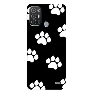 Чохли з собаками для TECNO Pop 6 Pro (BE8) (VPrint) (Сліди собаки)