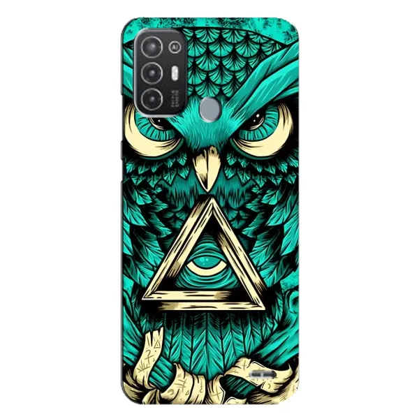 Чехол с принтом «Сова с глазом» для TECNO Pop 6 Pro (BE8) Чехол с принтом «Сова с глазом» для TECNO Pop 6 Pro (BE8)