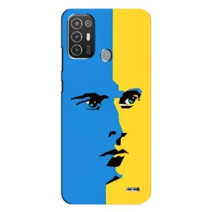 Украинские Чехлы для TECNO Pop 6 Pro (BE8) с картинкой УПА (AlphaPrint) (Степан Бандера)