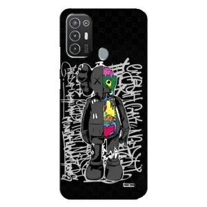 Чохли для TECNO Pop 6 Pro (BE8) - Bearbrick Louis Vuitton (PREMIUMPrint) (Стиль Bearbrick)