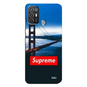Чеохол для TECNO Pop 6 Pro (BE8) з картинкою Supreme (AlphaPrint) (Стиль Supreme)