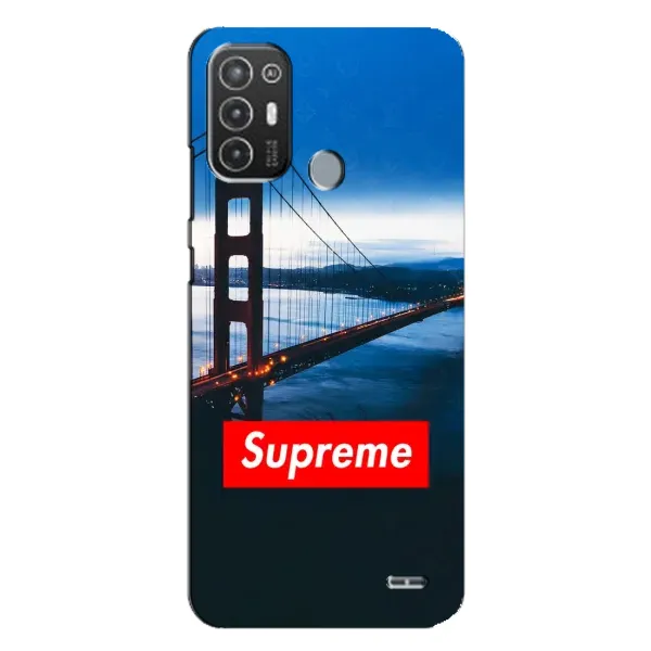 Чохол з принтом «Стиль Supreme» для TECNO Pop 6 Pro (BE8)