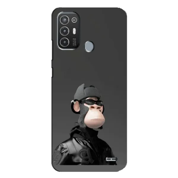 Чохол з принтом «стильна мавпа NFT» для TECNO Pop 6 Pro (BE8)